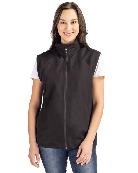 Cutter & Buck Charter Recycled PackableWomensFull Zip Vest