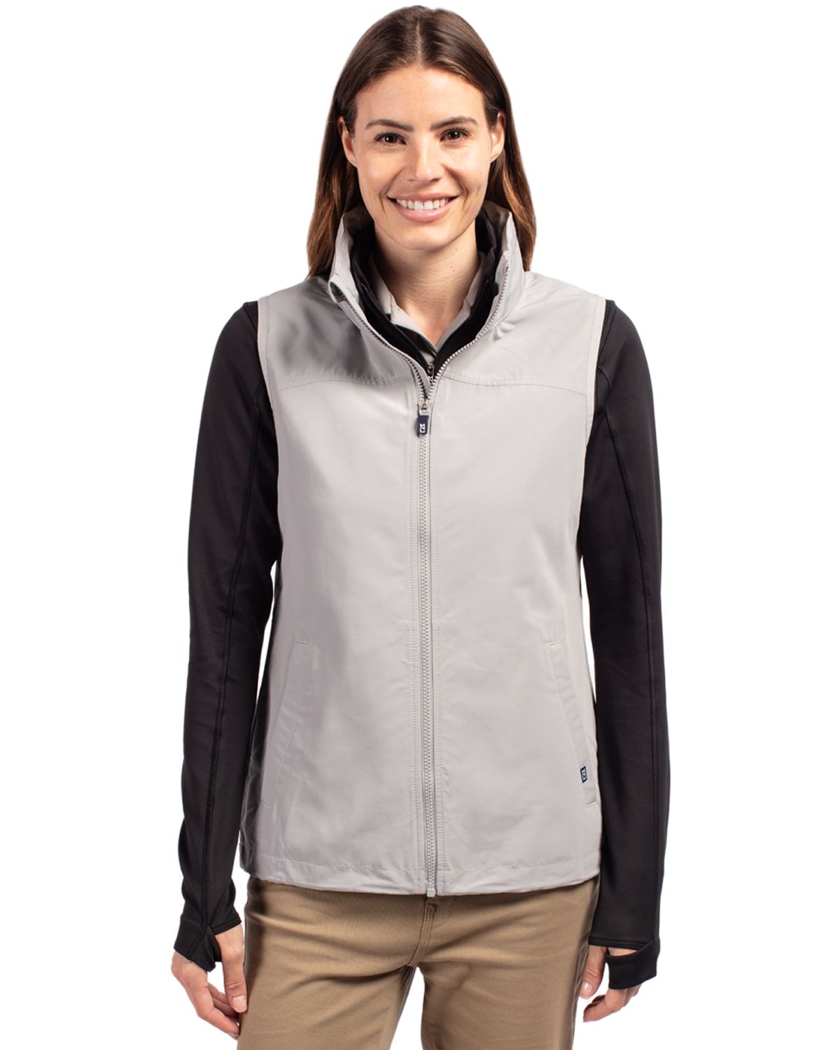 Cutter & Buck Charter Recycled PackableWomensFull Zip Vest
