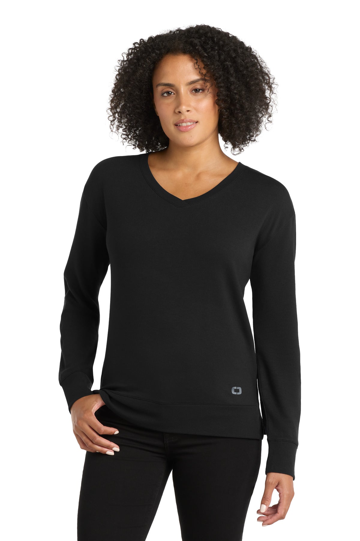 OGIO ®  Women's Luuma Flex Long Sleeve V-Neck LOG825