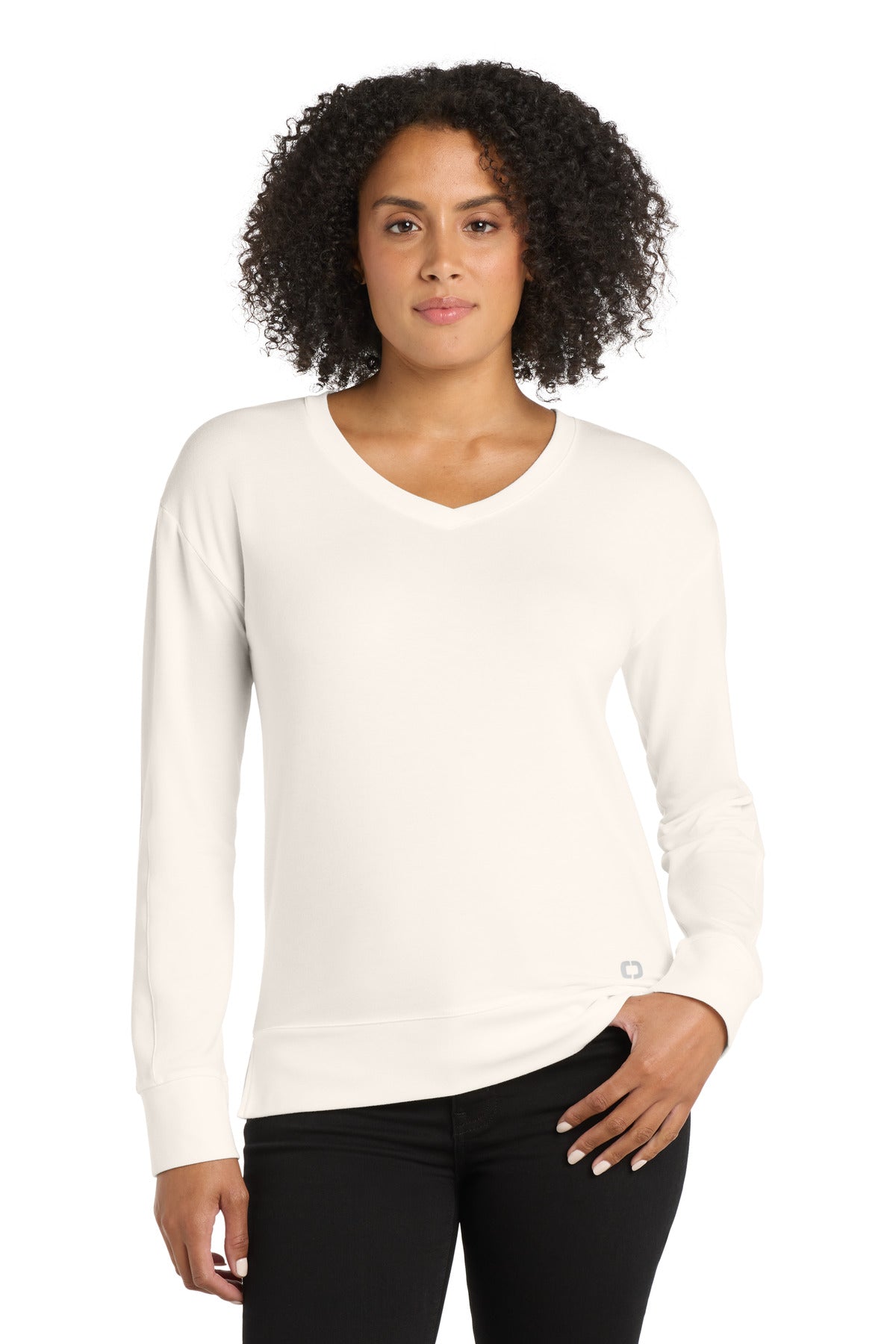 OGIO ®  Women's Luuma Flex Long Sleeve V-Neck LOG825