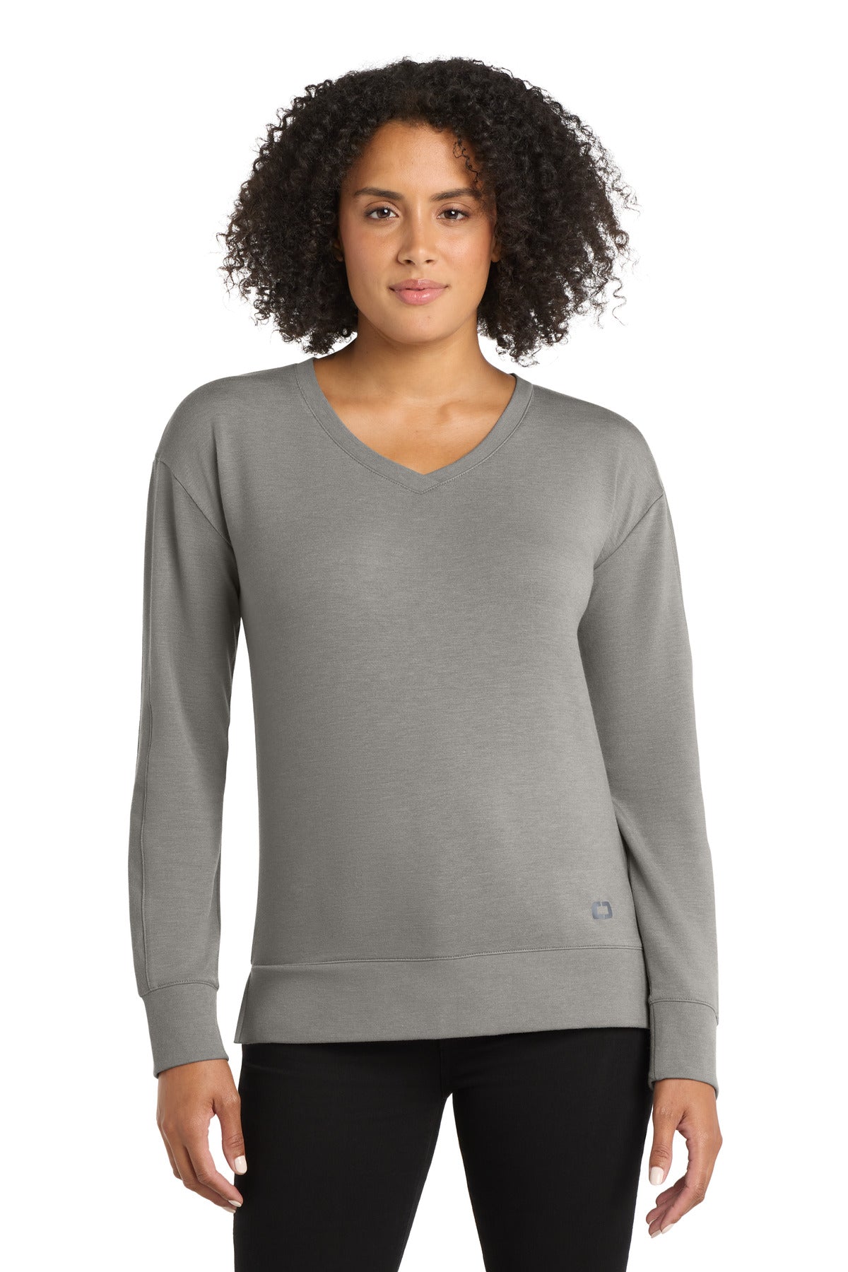 OGIO ®  Women's Luuma Flex Long Sleeve V-Neck LOG825