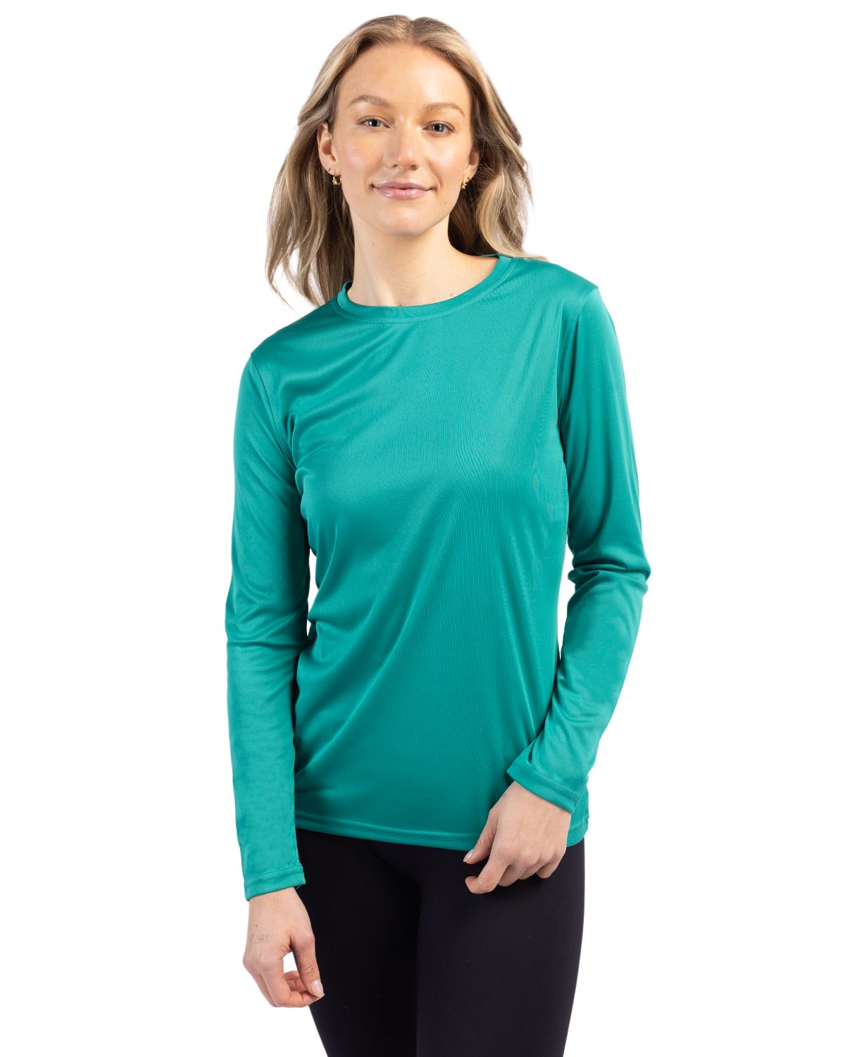 Clique Spin Solution-dyed Performance Jersey Womens Long Sleeve Tee