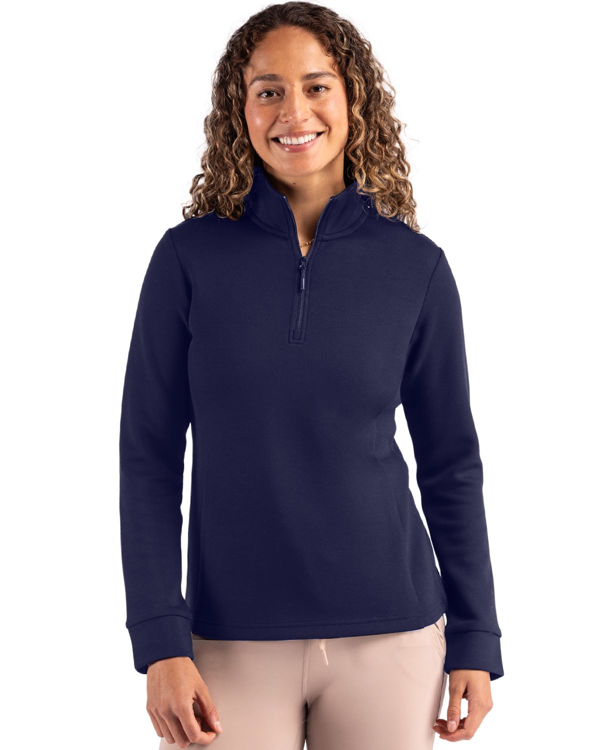 Clique Haven Recycled Womens Quarter Zip Sweatshirt