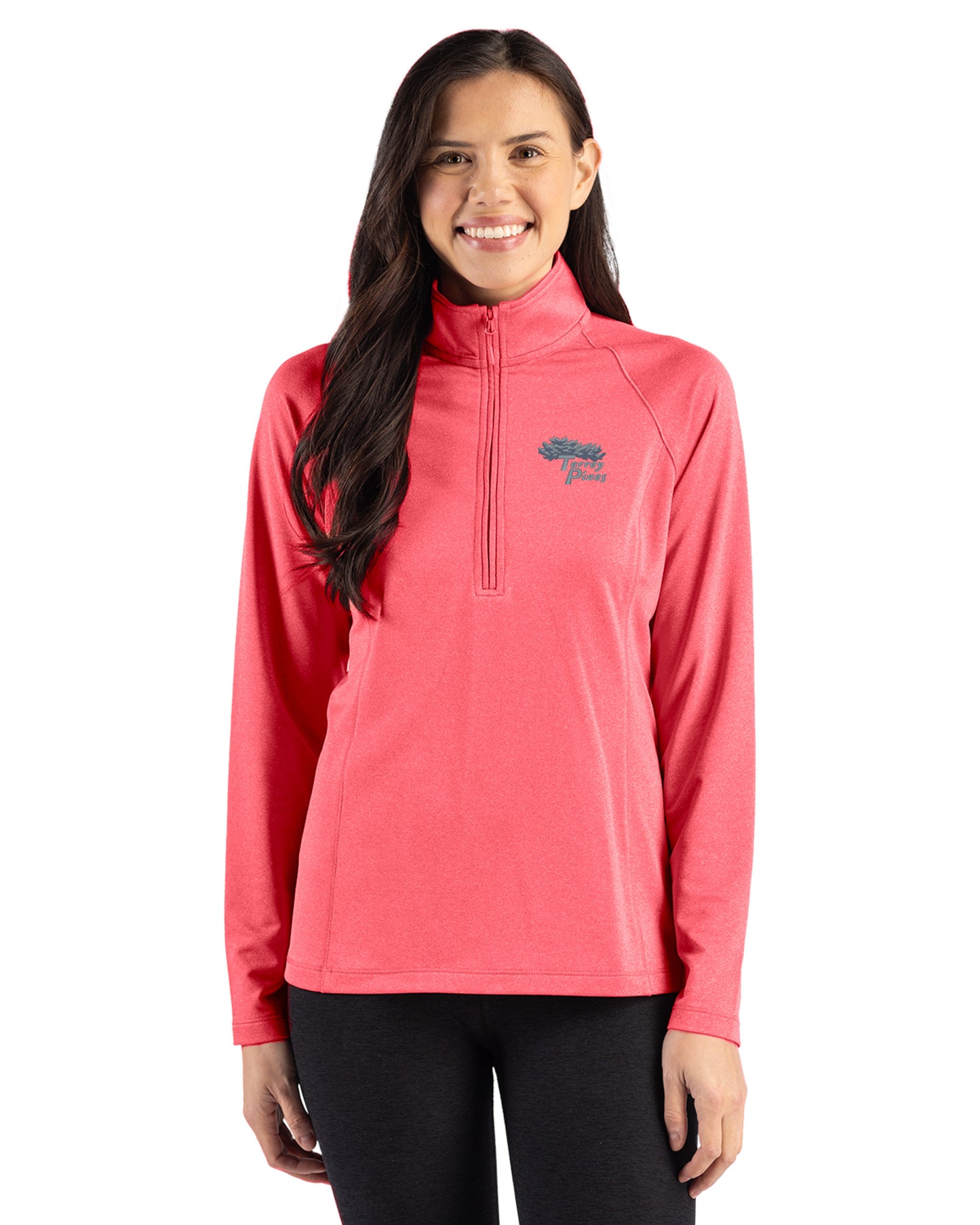 Torrey Pines Clique Dash Recycled Womens Quarter Zip Sweatshirt