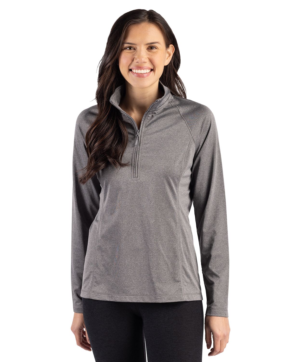 Clique Dash Recycled Womens Quarter Zip Sweatshirt