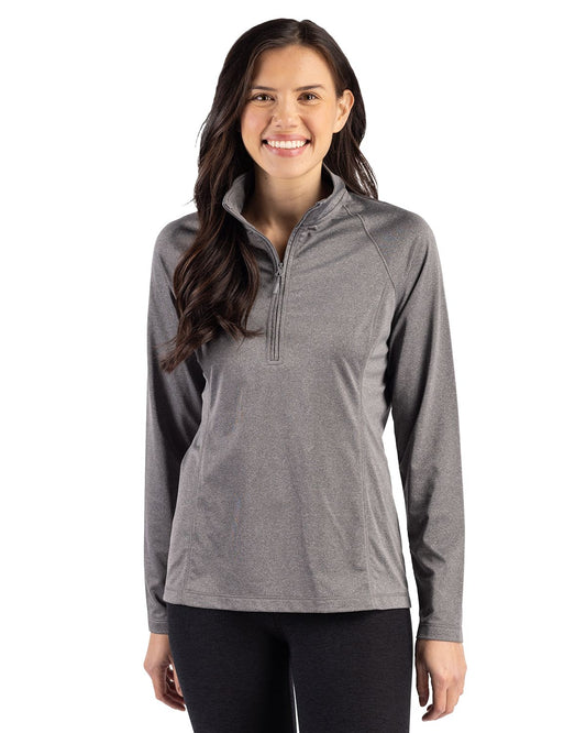 Clique Dash Recycled Womens Quarter Zip Sweatshirt