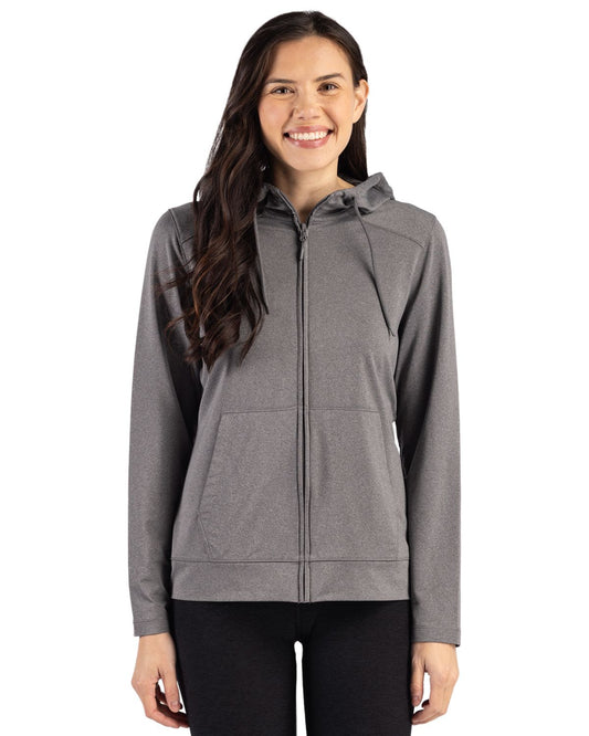 Clique Dash Recycled Womens Full Zip Hooded Sweatshirt