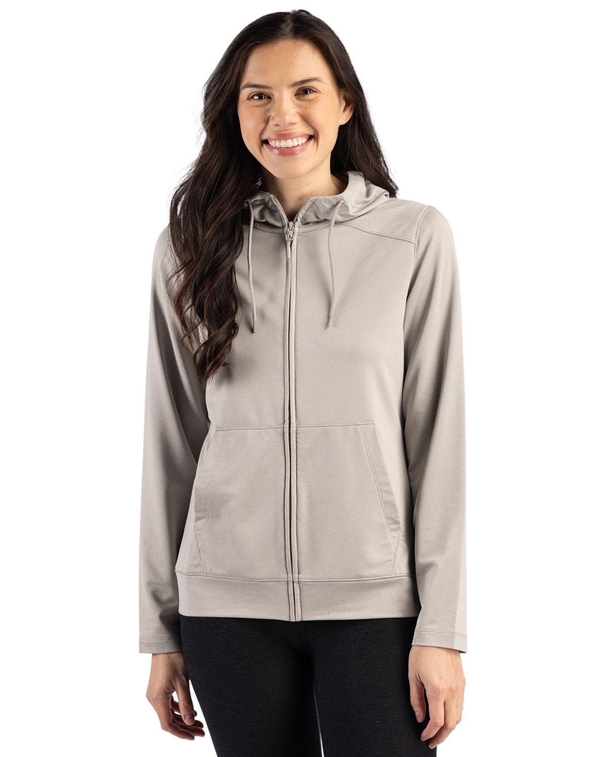 Clique Dash Recycled Womens Full Zip Hooded Sweatshirt