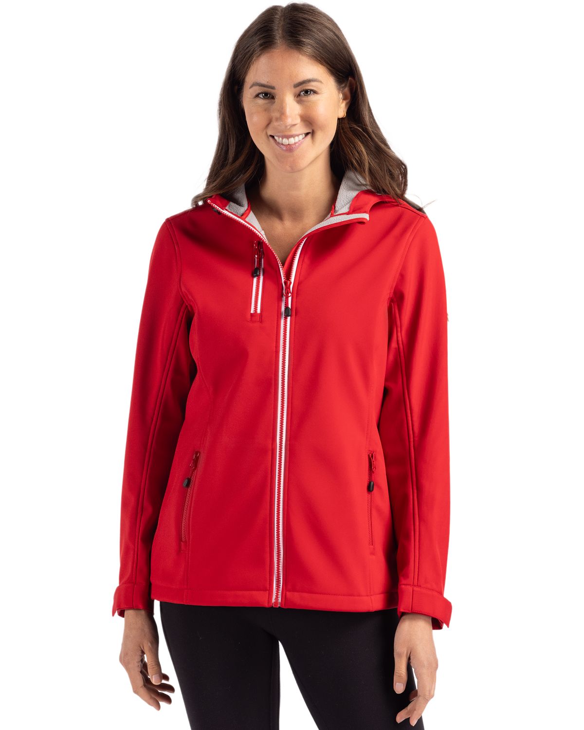 Clique Telemark Recycled Stretch Softshell Womens Full Zip Hooded Jacket