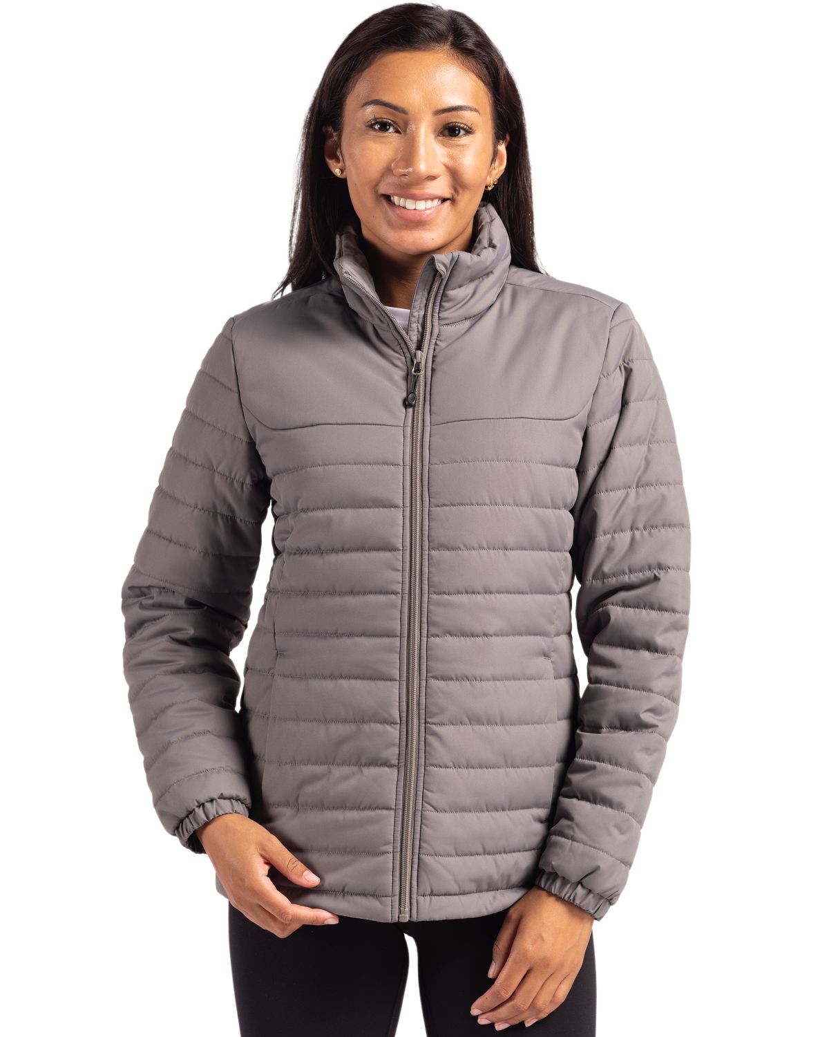 Clique Elevation Recycled Insulated Puffer Womens Full Zip Jacket