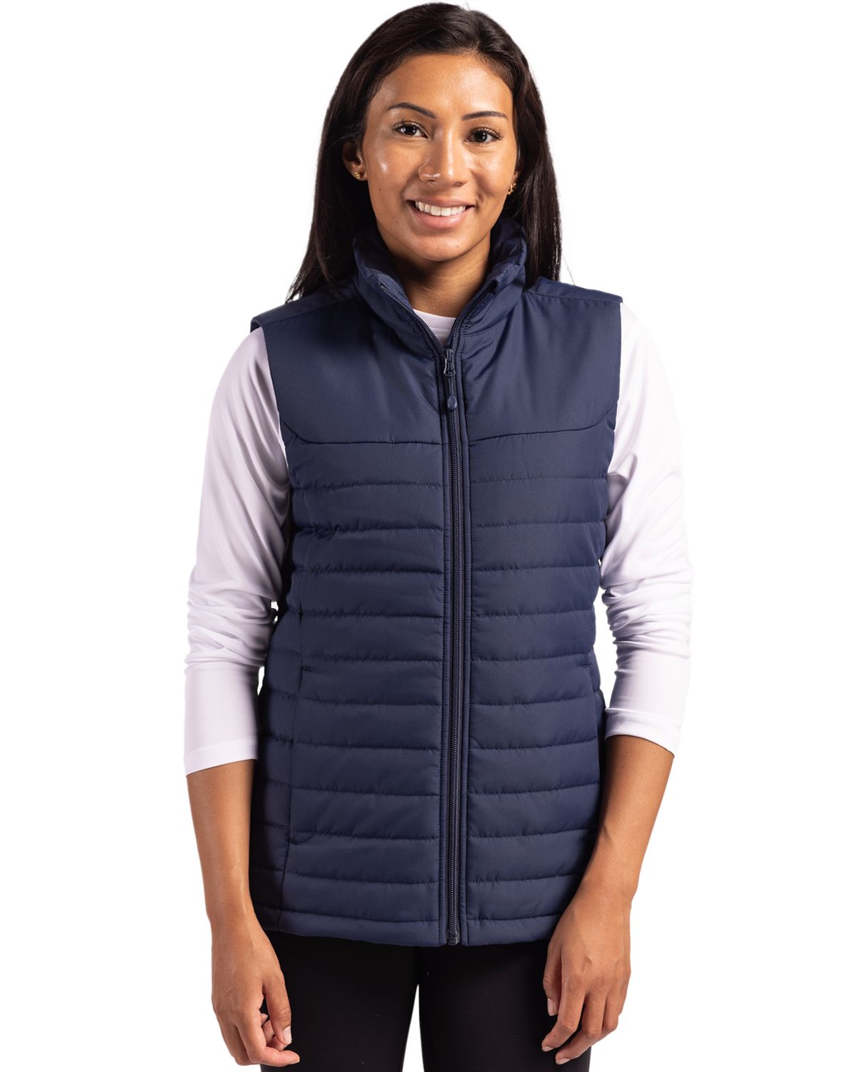 Clique Elevation Recycled Insulated Puffer Womens Full Zip Vest