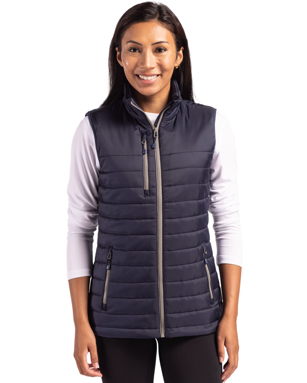 Clique Valhalla Recycled Insulated Puffer Womens Full Zip Vest