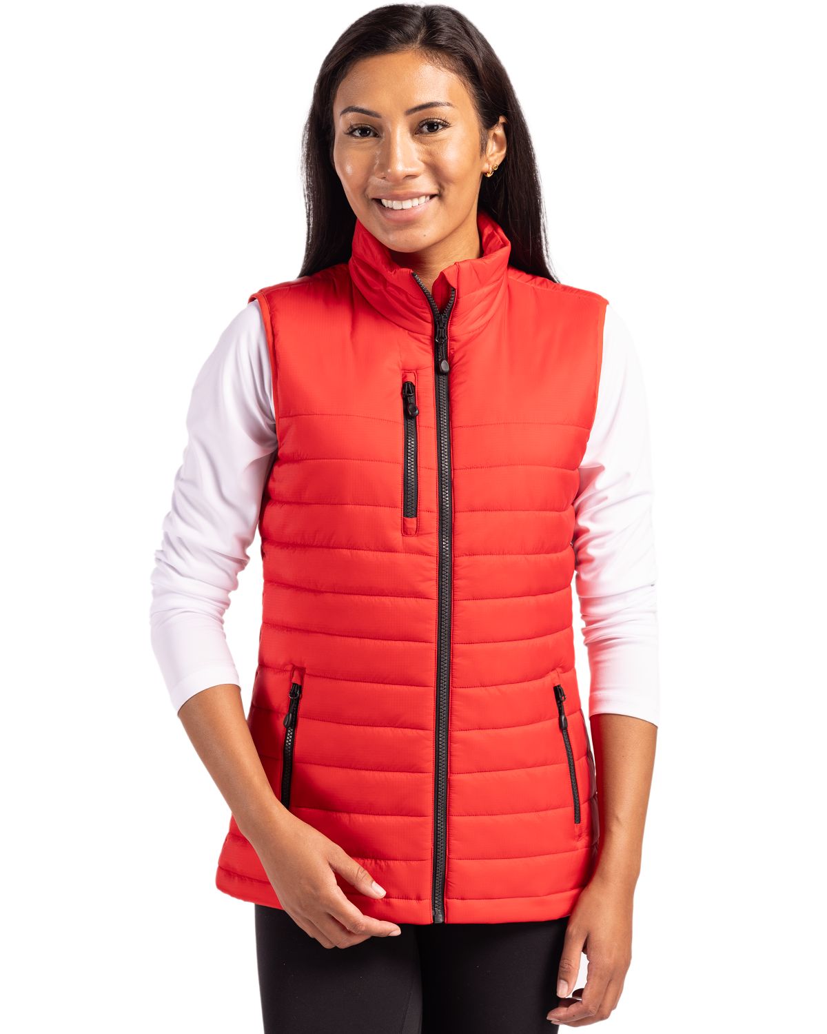 Clique Valhalla Recycled Insulated Puffer Womens Full Zip Vest