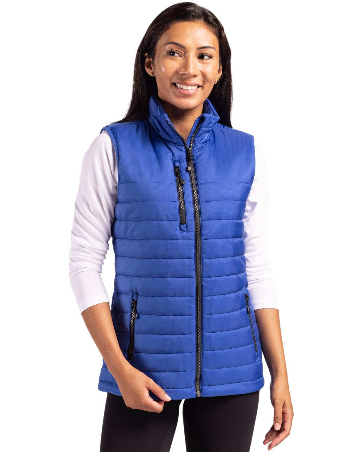 Clique Valhalla Recycled Insulated Puffer Womens Full Zip Vest