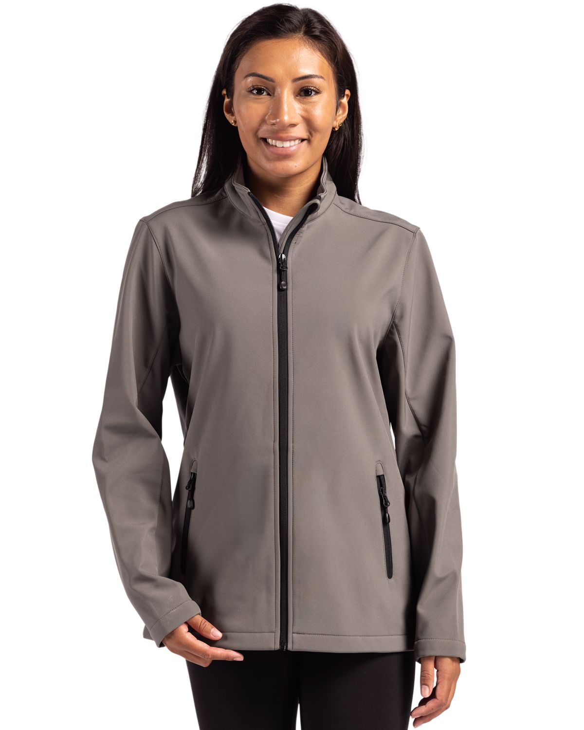 Clique Tempo Recycled Stretch Softshell Womens Full Zip Jacket