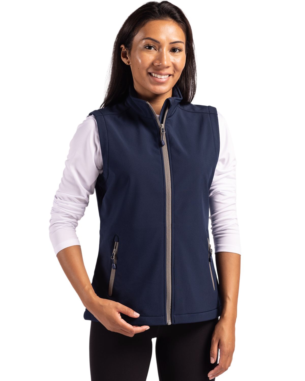 Clique Tempo Recycled Stretch Softshell Womens Full Zip Vest