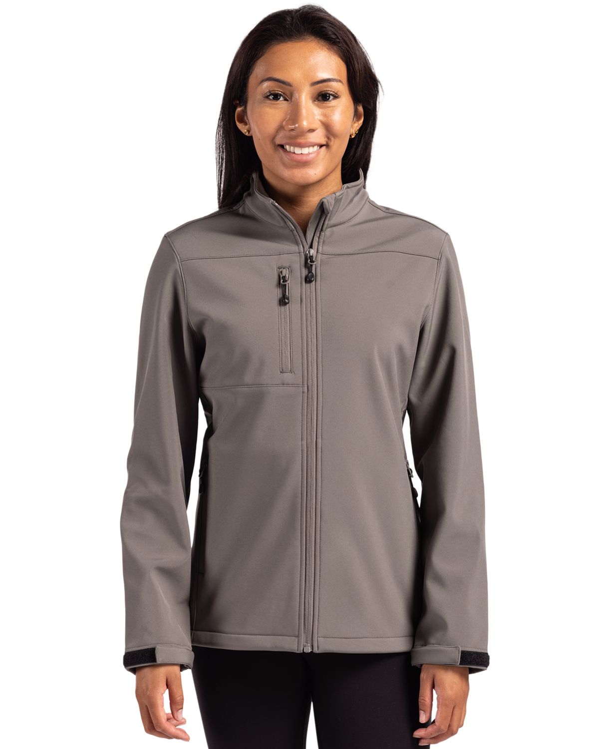Clique Tempest Recycled Waterproof Stretch Softshell Womens Full Zip Jacket