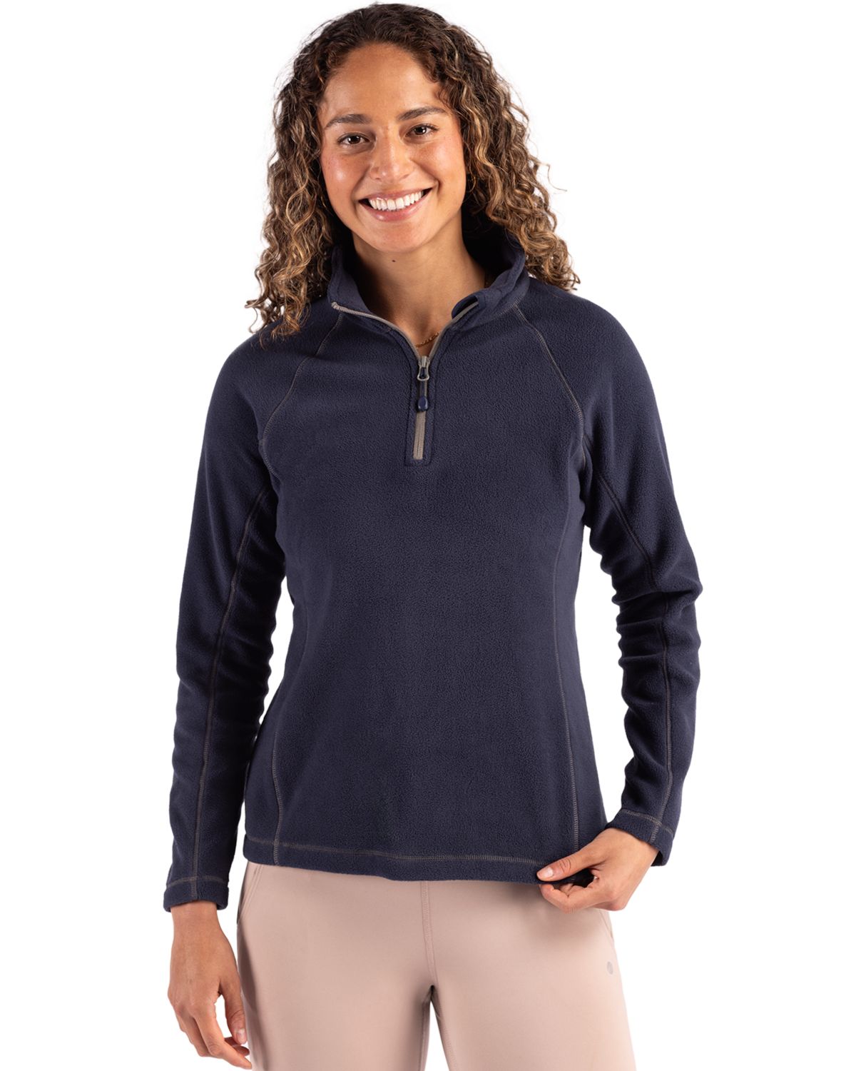 Clique Powder Recycled Fleece Womens Quarter Zip Jacket
