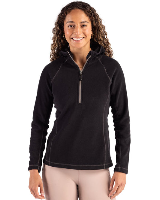 Clique Powder Recycled Fleece Womens Half Zip Sweatshirt