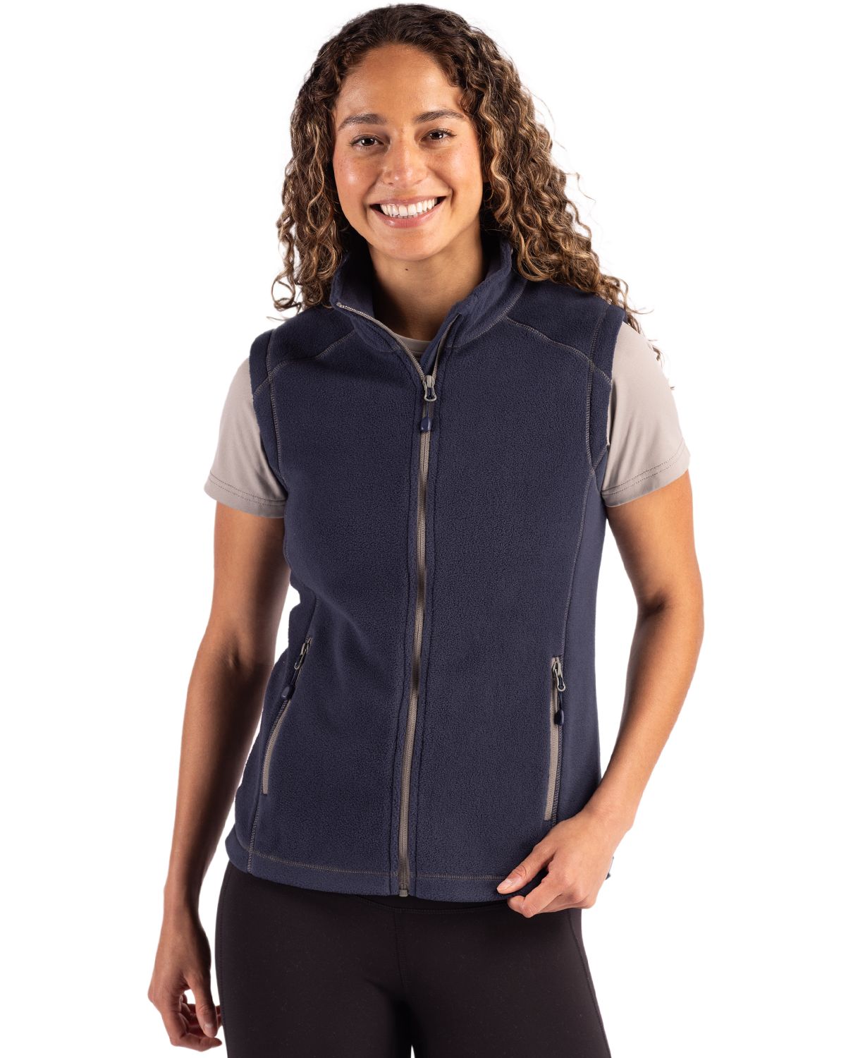 Clique Powder Recycled Fleece Womens Full Zip Vest