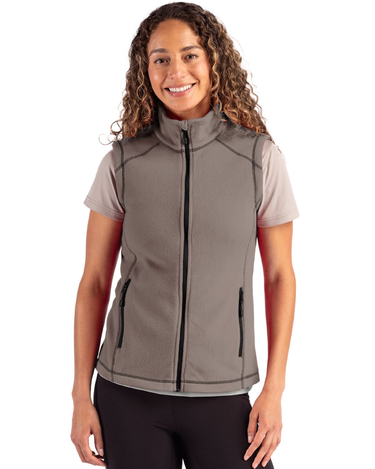 Clique Powder Recycled Fleece Womens Full Zip Vest