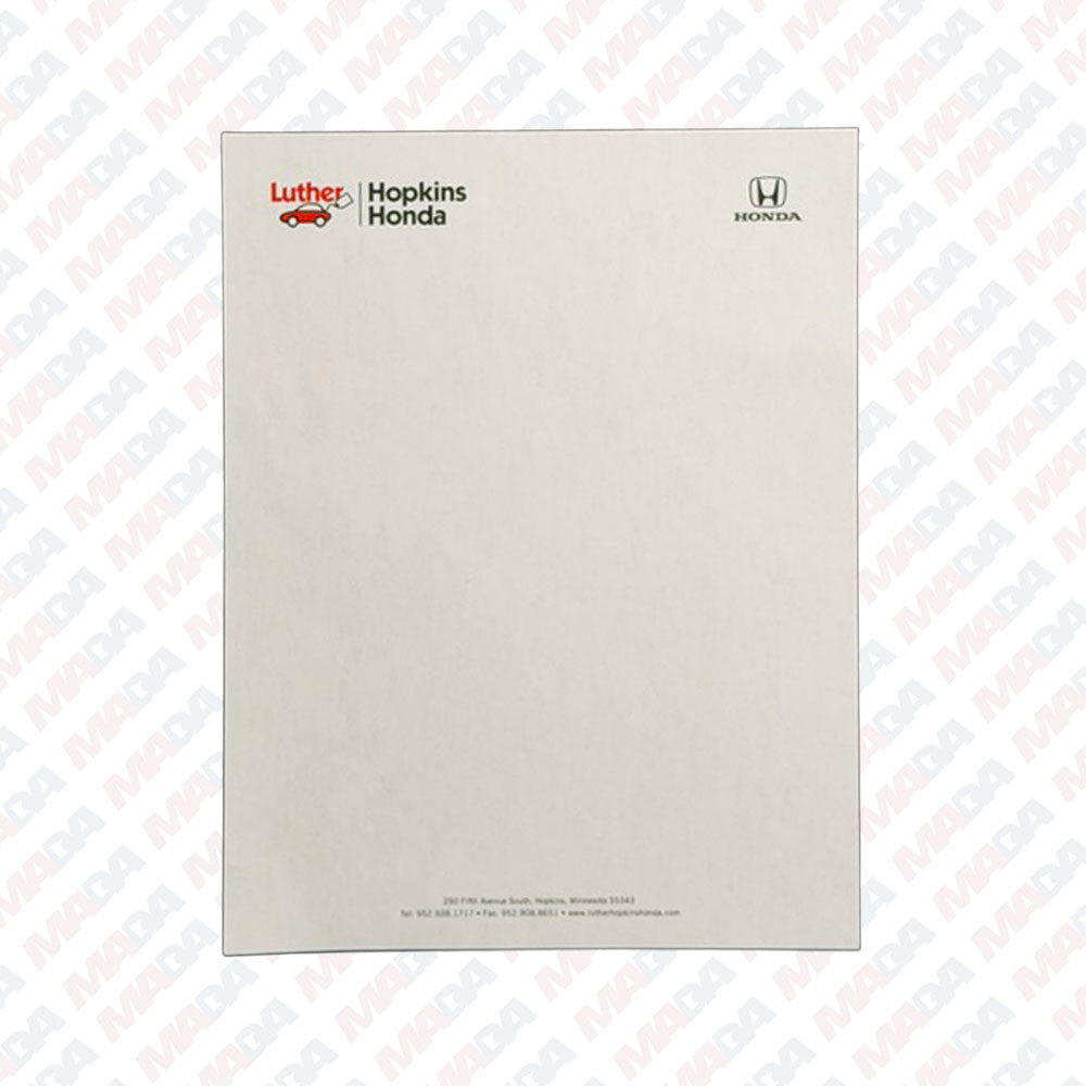 Letterhead Luther Hopkins Honda (2200 Pack)