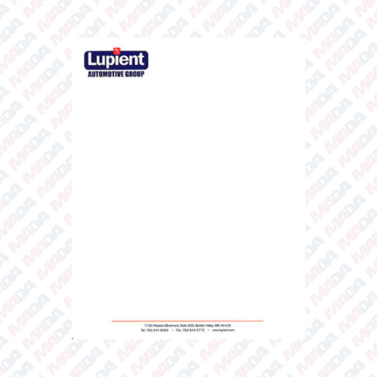 Letterhead - Lupient Automotive Group (1 pack)