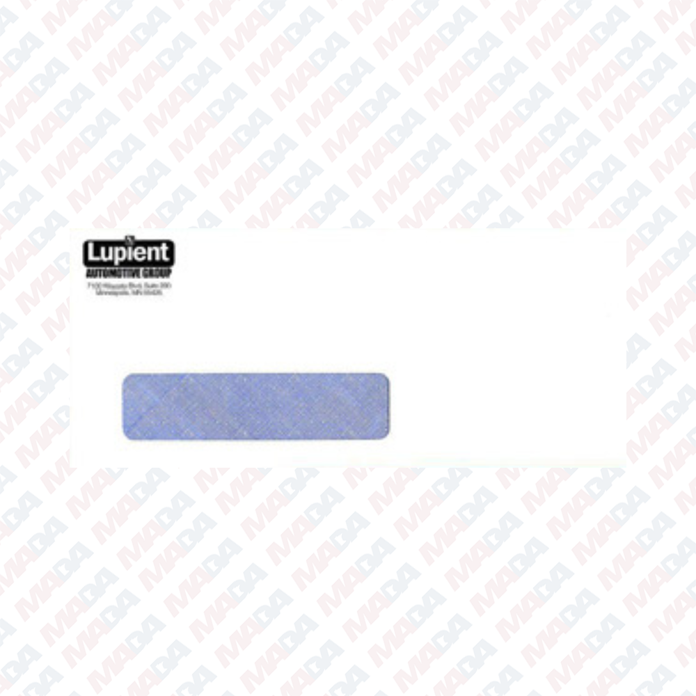 #10 Sec. Window Envelope - Lupient Automotive Group (500 pack)