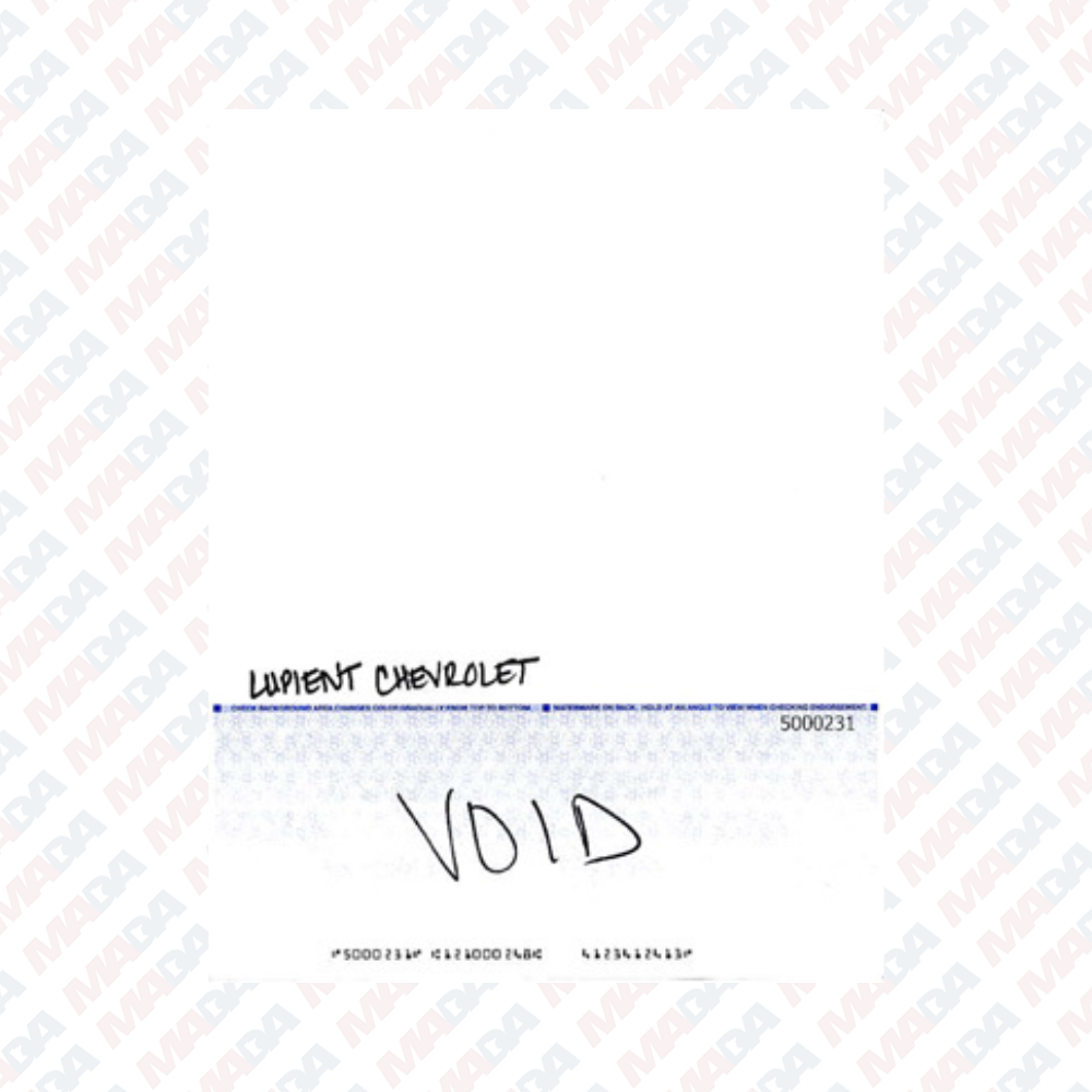 A/P Check - Lupient Chevrolet (1 pack)
