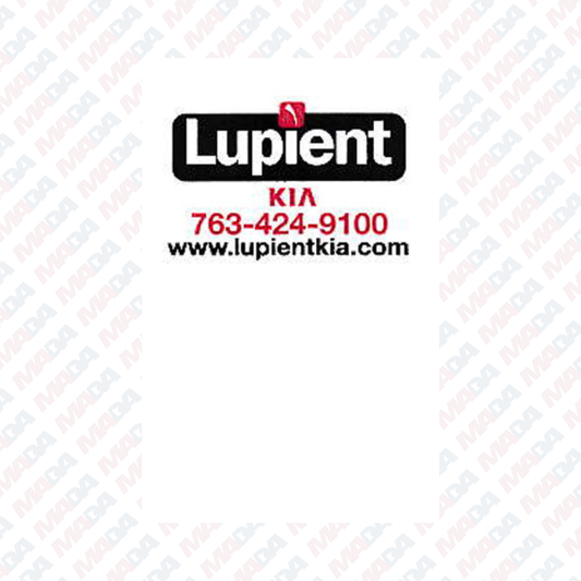 Oil Change Label - Lupient Kia Brooklyn Park (500 pack)