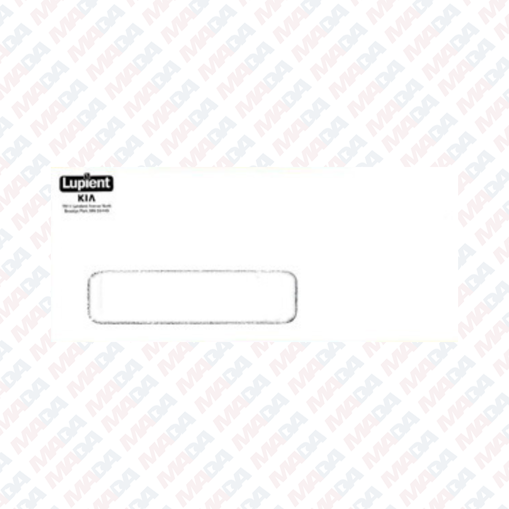 #10 Window Envelope - Lupient Kia Brooklyn Park (500 pack)