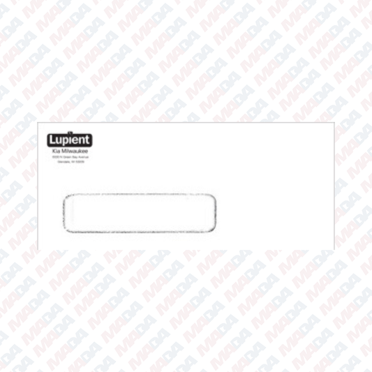 #9 Sec. Window Envelope - Lupient Kia Milwaukee (1 pack)