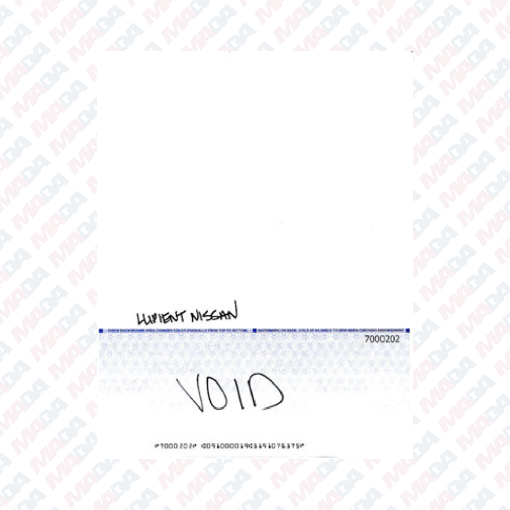 A/P Check - Lupient Nissan (1 pack)