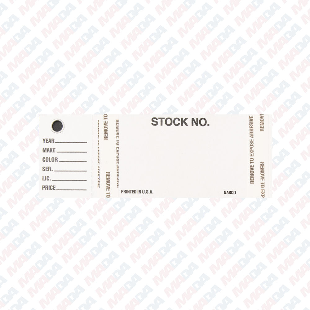 Blnk Stock Stkr/Tag/1Tag (500 Pack)