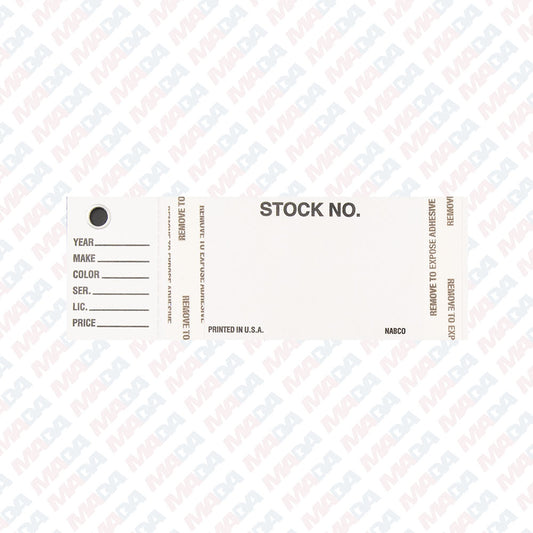 Blnk Stock Stkr/Tag/1Tag (500 Pack)