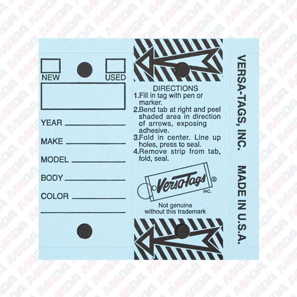 Versatag Wrap Around W/Ring (250 box)