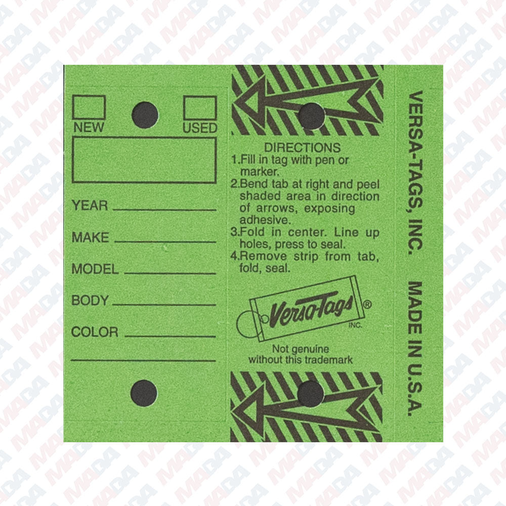 Versatag Wrap Around W/Ring (250 box)