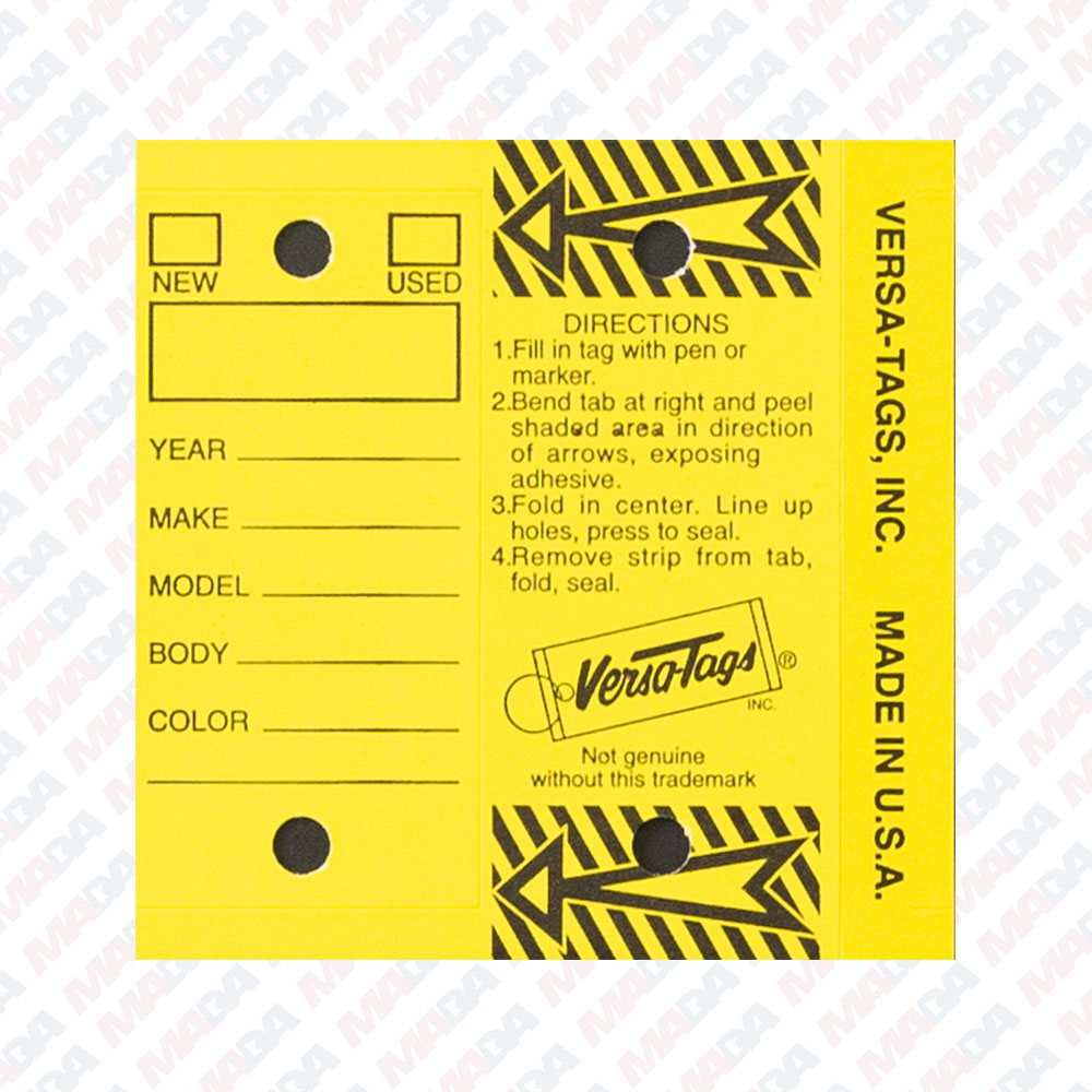 Versatag Wrap Around W/Ring (250 box)