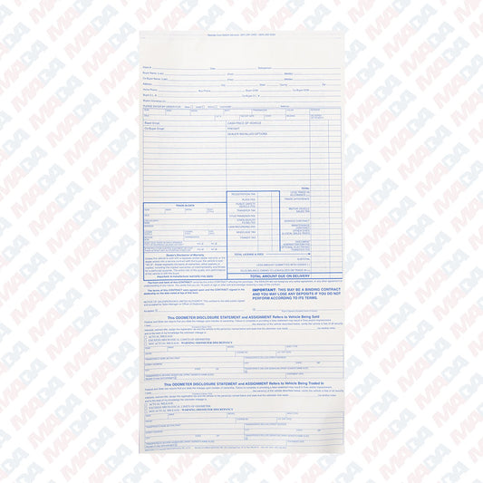 Long Form Purchase Contract (100 Pack)