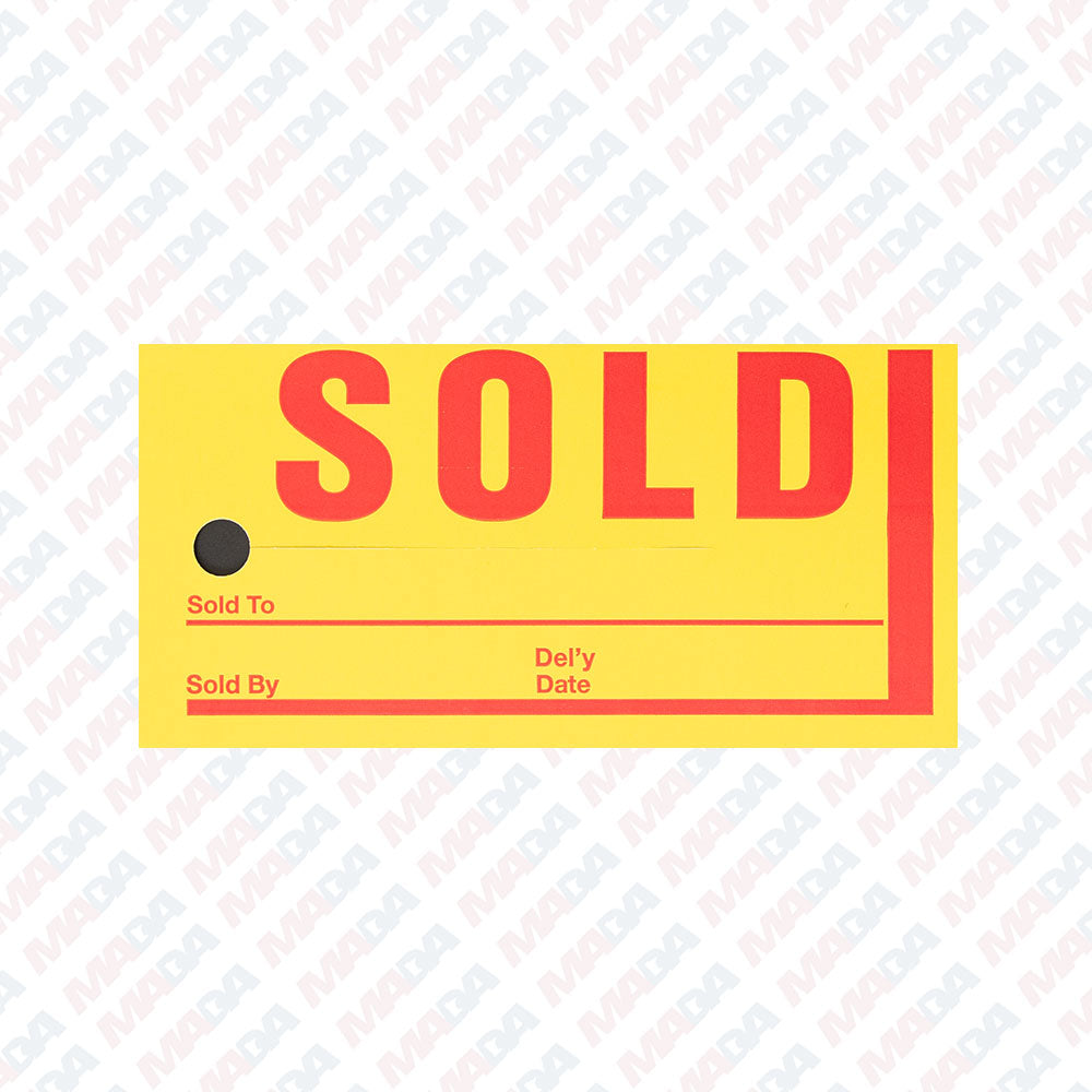 Jumbo Hold/Sold Signs (250 box)