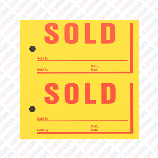Mini Hold Sold Tags 2 3/8 X 4 3/4 (250 box)
