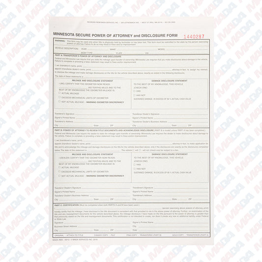 Mn Secure Pwr Attrny & Discl (25 Pack)