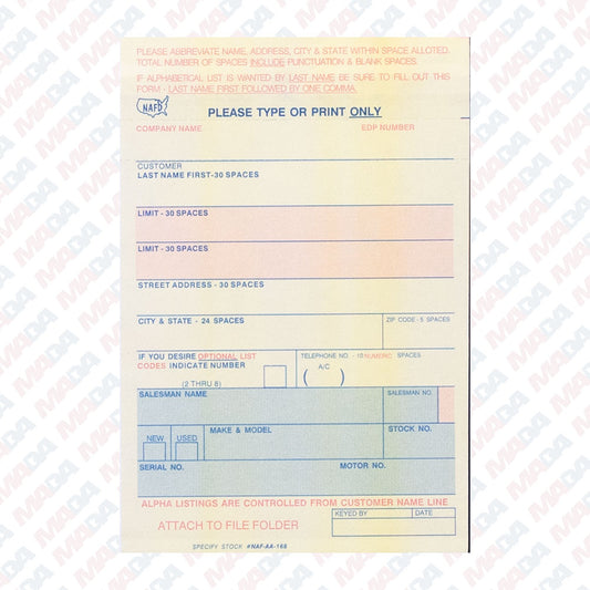 Vehicle Deal Label (100 packs)