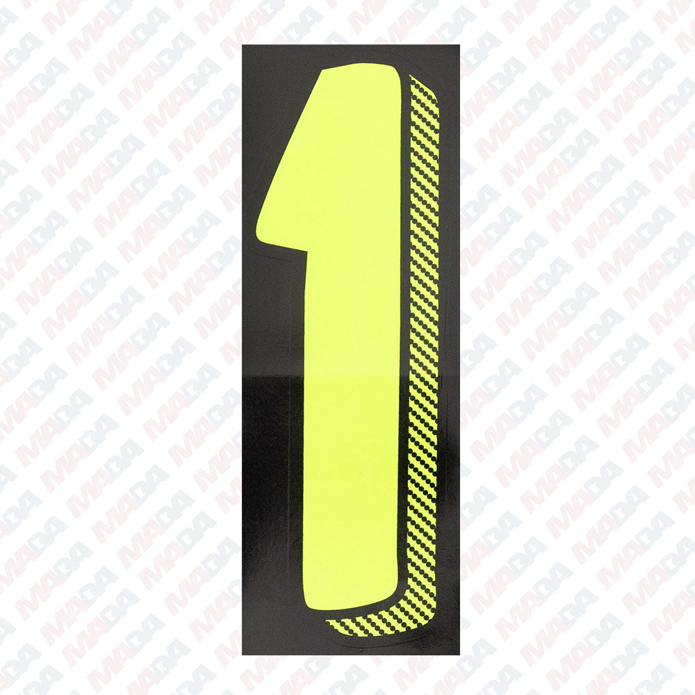 One Dz. #1 Alpha Number (12 pack)