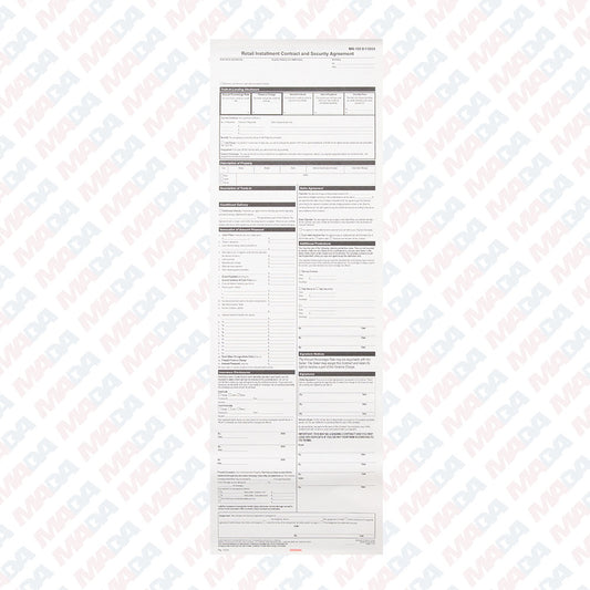 Bankers System Finance Contract - LF (100 pack)