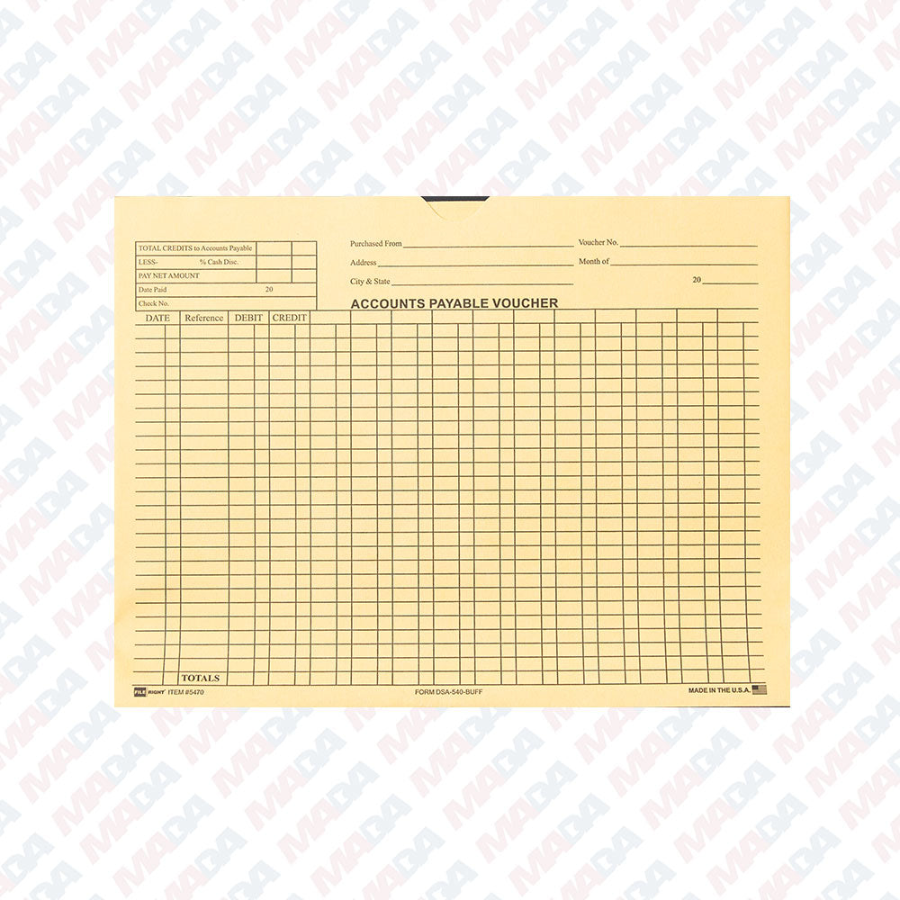 A/P Voucher Env 12X9 Buff (100 pack)