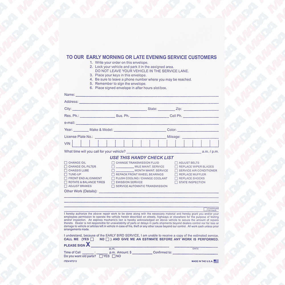 Earlybird Env 6 1/2X9 1/2