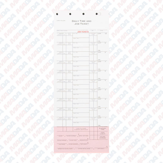 Mech. Time Ticket Self Adhes (500 Pack)