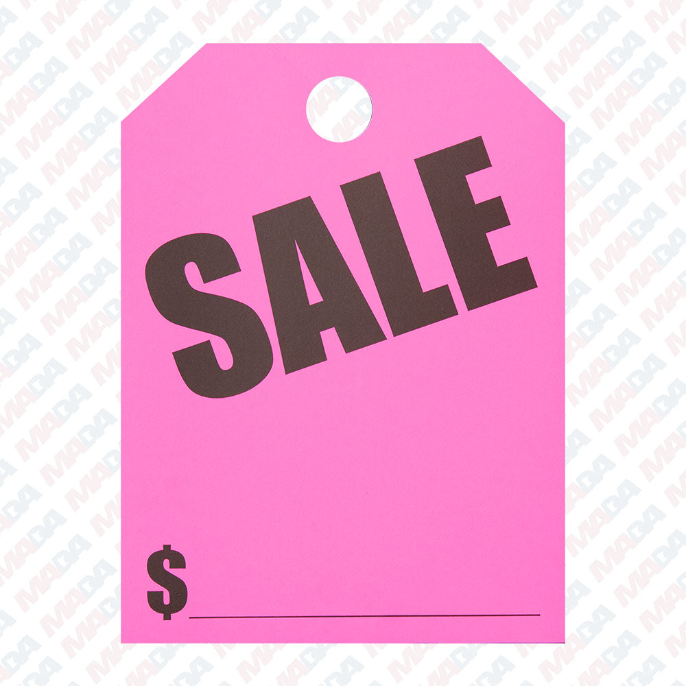 Sale Signs - Pink (50 Pack)