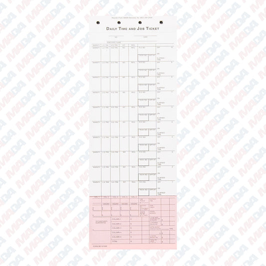 Mechanic Time Ticket/Self Ad (500 Pack)